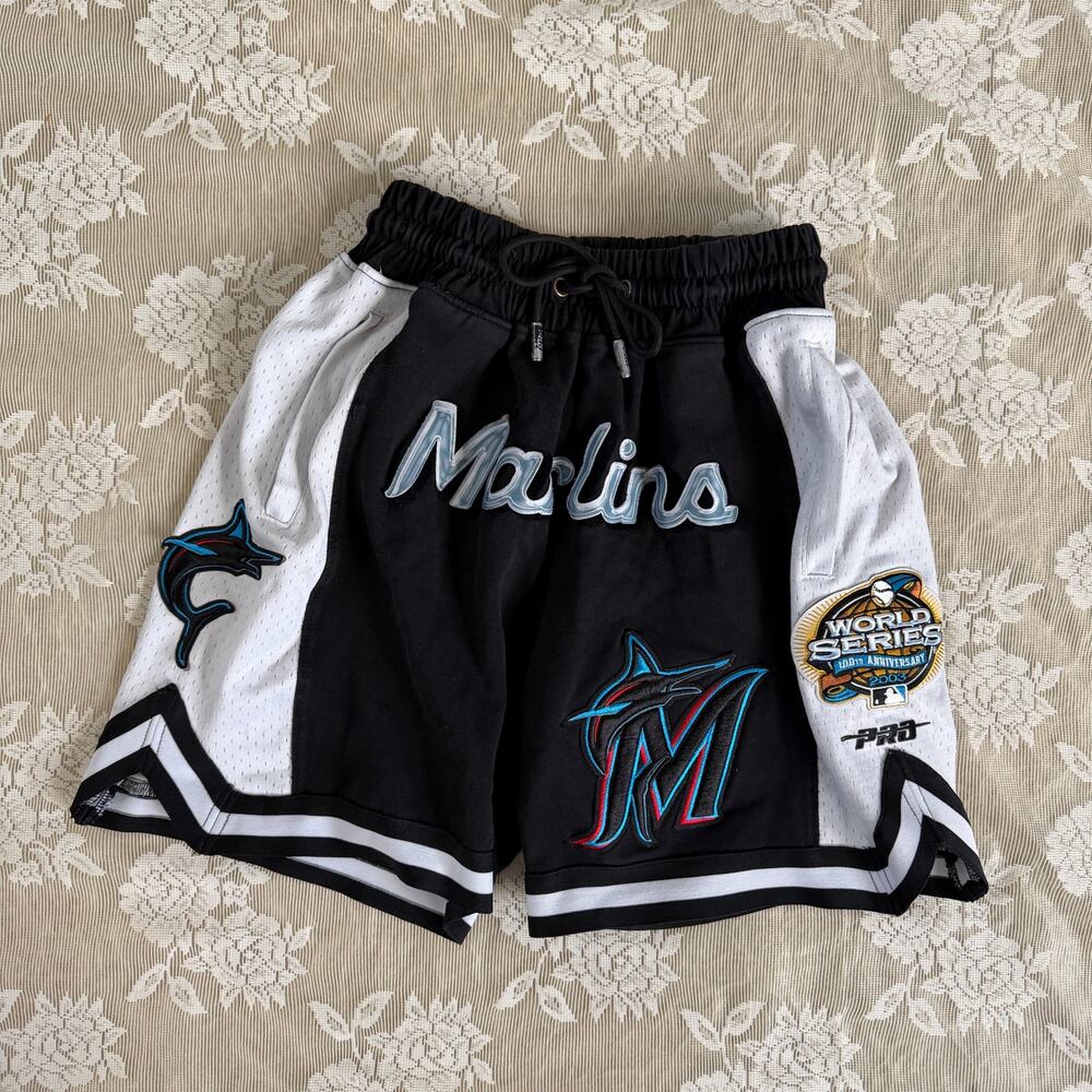 Pro Standard Florida Marlins 2003 World Series Shorts Size Medium